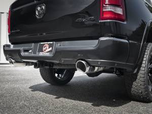 aFe Power - aFe Power Gemini XV 3 IN 304 Stainless Steel Cat-Back Exhaust System w/ Cut-Out Polished RAM 1500 (DT) 19-23 V8-5.7L HEMI - 49-32081-P - Image 7