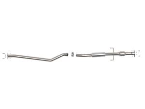 aFe Power - aFe POWER Direct Fit 409 Stainless Steel Rear Catalytic Converter Mazda 3 14-18 L4-2.0L - 47-47004 - Image 4