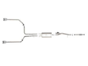 aFe Power - aFe Power Gemini XV 3 IN 304 Stainless Steel Cat-Back Exhaust System w/ Cut-Out Polished GM Silverado/Sierra 1500 19-23 V8-5.3L - 49-34139-P - Image 6