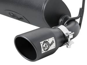 aFe Power - aFe Power Rebel Series 3 IN to 2-1/2 IN 409 Stainless Steel Cat-Back Exhaust w/ Black Tip Jeep Wrangler (JL) 18-23 L4-2.0L (t) - 49-48096-B - Image 2