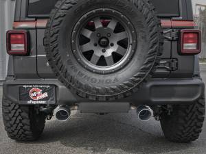 aFe Power - aFe Power Rebel Series 3 IN to 2-1/2 IN 409 Stainless Steel Cat-Back Exhaust w/ Black Tip Jeep Wrangler (JL) 18-23 L4-2.0L (t) - 49-48096-B - Image 5