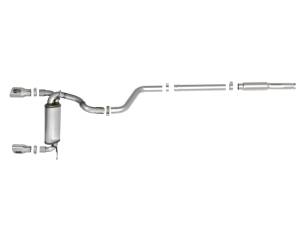 aFe Power - aFe Power Rebel Series 3 IN to 2-1/2 IN 409 Stainless Steel Cat-Back Exhaust w/ Polish Tip Jeep Wrangler (JL) 18-23 L4-2.0L (t) - 49-48096-P - Image 3