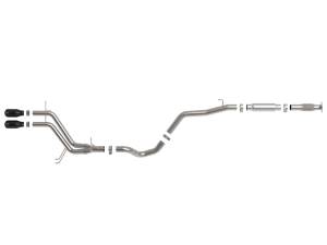 aFe Power - aFe Power Takeda 2-1/2 IN to 3 IN 304 Stainless Steel Cat-Back Exhaust w/ Black Tip Hyundai Veloster 13-17 L4-1.6L (t) - 49-37018-B - Image 3