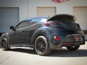 aFe Power - aFe Power Takeda 3 IN to 2-1/2 IN 304 Stainless Steel Axle-Back Exhaust w/ Polished Tip Hyundai Veloster 13-17 L4-1.6L (t) - 49-37019-P - Image 4