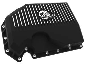 aFe Power - aFe POWER Pro Series Engine Oil Pan Black w/ Machined Fins VW Cars 05-21 L4-1.8/2.0L - 46-71240B - Image 2