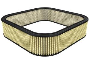 aFe Power Magnum FLOW Round Racing Air Filter w/ Pro GUARD 7 Media 20.6 IN L x 20.6 IN W x 5.22 IN H w/ Expanded Metal - 18-87007