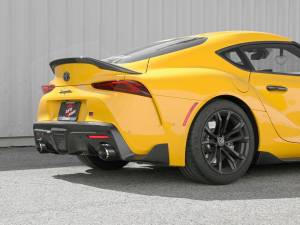 aFe Power - aFe Power Takeda 3 IN to 2-1/2 IN 304 Stainless Steel Cat-Back Exhaust System Carbon Fiber Toyota GR Supra (A90) 21-23 L4-2.0L (t) - 49-36050-C - Image 4