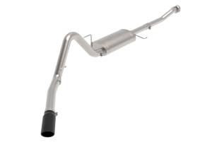 aFe Power - aFe Power Apollo GT Series 3 IN to 3-1/2 IN 409 SS Cat-Back Exhaust System w/ Black Tip Ford F-150 21-23 V6-2.7L (tt)/3.5L (tt)/V8-5.0L - 49-43125-B - Image 1