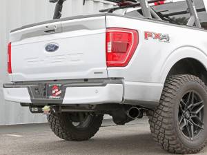 aFe Power - aFe Power Gemini XV 3 IN 304 Stainless Steel Cat-Back Exhaust System w/ Cut-Out Black Ford F-150 21-23 V6-2.7L (tt)/3.5L (tt)/V8-5.0L - 49-33129-B - Image 7