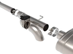 aFe Power - aFe Power Gemini XV 3 IN 304 Stainless Steel Cat-Back Exhaust System w/ Cut-Out Polished Ford F-150 21-23 V6-2.7L (tt)/3.5L (tt)/V8-5.0L - 49-33129-P - Image 2