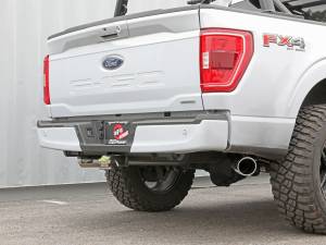 aFe Power - aFe Power Gemini XV 3 IN 304 Stainless Steel Cat-Back Exhaust System w/ Cut-Out Polished Ford F-150 21-23 V6-2.7L (tt)/3.5L (tt)/V8-5.0L - 49-33129-P - Image 7