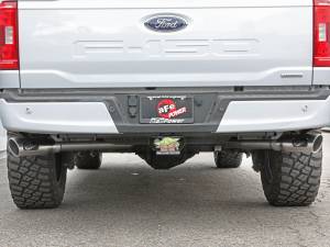 aFe Power - aFe Power Gemini XV 3 IN 304 Stainless Steel Cat-Back Exhaust System w/ Cut-Out Polished Ford F-150 21-23 V6-2.7L (tt)/3.5L (tt)/V8-5.0L - 49-33129-P - Image 8