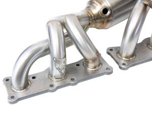 aFe Power - aFe Power Twisted Steel Header 304 Stainless Steel w/ Cat BMW 128i (E82/88) 08-13 / 330i/335i/328i (E90/91/92/93) 06-13 L6-3.0L N51/N52/N53 - 48-36307-1 - Image 4
