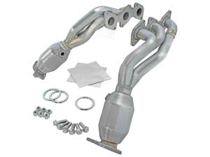 aFe Power - aFe Power Twisted Steel Header 409 Stainless Steel w/ Cat Toyota Tacoma 05-11 V6-4.0L - 48-46001-1HC - Image 2