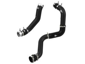 aFe Power BladeRunner Aluminum Hot and Cold Charge Pipe Kit Black GM Diesel Trucks 20-23 V8-6.6L (td) L5P - 46-20444-B