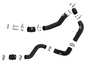 aFe Power - aFe Power BladeRunner Aluminum Hot and Cold Charge Pipe Kit Black GM Diesel Trucks 20-23 V8-6.6L (td) L5P - 46-20444-B - Image 2