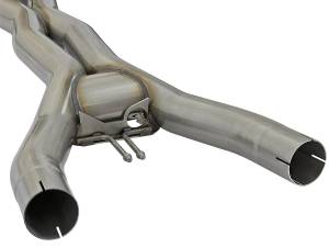 aFe Power - aFe Power Twisted Steel X-Pipe 3 IN 304 Stainless Steel w/ Cat Chevrolet Corvette (C7) & Z06 14-18 V8-6.2L/6.2L (sc) - 48-34129-1YC - Image 3