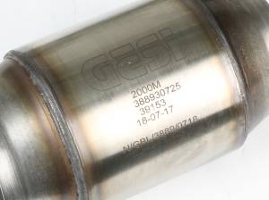 aFe Power - aFe Power Twisted Steel Down Pipe 2-1/2 IN 304 Stainless Steel w/ Cat MINI Cooper S (R56) 07-15 L4-1.6L (t) N14/N18 - 48-36318-1HC - Image 6