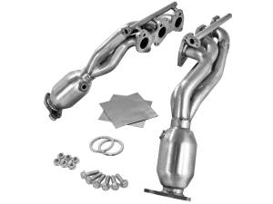 aFe Power - aFe Power Twisted Steel Header 409 Stainless Steel w/ Cat Toyota Tacoma 12-15 V6-4.0L - 48-46003-1HC - Image 2