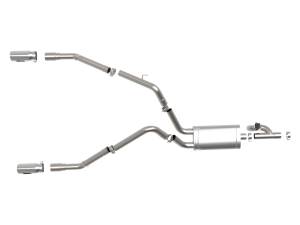 aFe Power - aFe Power Gemini XV 3 IN 304 Stainless Steel Cat-Back Exhaust System w/ Cut-Out Polished Dodge/RAM 1500 09-18/RAM 1500 Classic 19-23 V8-5.7L HEMI - 49-32083-P - Image 6