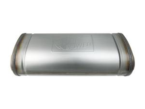 aFe Power - aFe Power MACH Force-Xp 409 Stainless Steel Muffler 2-1/2 IN Dual Inlet/Dual Outlet 5 IN H x 8 IN W x 18 IN L - Oval Body - 49M00052 - Image 2