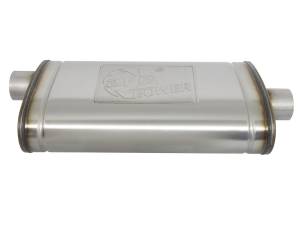 aFe Power - aFe Power MACH Force-Xp 304 Stainless Steel Muffler 3 IN Inlet (Center) / 3 IN Outlet (Off-Center) x 22 IN L x 11 IN W x 5 IN H - 49M30016 - Image 2