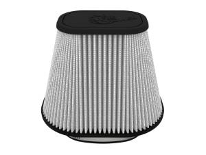 aFe Power Magnum FLOW Intake Replacement Air Filter w/ Pro DRY S Media (6-1/8x4-1/8) IN F x (9-1/4x7-1/4) IN B x (6x4) IN T x 7-1/8 IN H - 21-90120