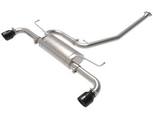 aFe Power Takeda 2-1/4 IN to 2-1/2 IN 304 Stainless Steel Cat-Back Exhaust w/ Black Tip Toyota RAV4 19-23 L4-2.5L - 49-36053-B