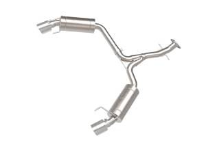 aFe Power Takeda 2-1/2 IN 304 Stainless Steel Axle-Back Exhaust System w/ Polished Tip Lexus IS250/IS350 06-13 V6-2.5L/3.5L - 49-36055-P