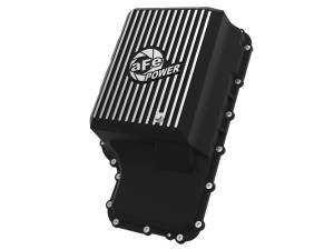 aFe POWER Pro Series Transmission Pan Black w/ Machined Fins Ford Trucks 20-23 (10R140 Transmission) - 46-71220B