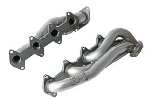 aFe Power Twisted Steel 409 Stainless Steel Short Tube Header Ford F-150 04-10 V8-5.4L - 48-43032