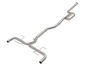 aFe Power - aFe Power MACH Force-Xp 2 IN to 2-1/2 IN Stainless Steel Cat-Back Exhaust System Alfa Romeo Giulia 17-23 L4-2.0L (t) - 49-36903 - Image 1