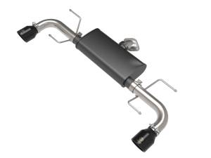 aFe Power - aFe Power Takeda 2-1/2 IN 304 Stainless Steel Axle-Back Exhaust System w/ Black Tip Mazda CX-5 17-23 L4-2.5/2.5L (t) - 49-37021-B - Image 1