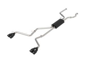 aFe Power MACH Force-Xp 304 Stainless Steel Cat-Back Exhaust System w/ Black Tip Ford Explorer ST 20-23 V6-3.0L (tt) - 49-33139-B