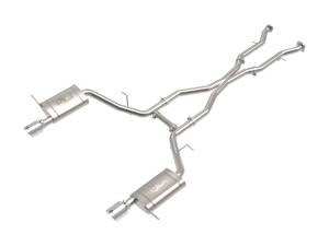 aFe Power - aFe Power MACH Force-Xp 304 Stainless Steel Cat-Back Exhaust System w/ Polished Tip Dodge Durango 11-23 V6-3.6L/V8-5.7L - 49-32086-P - Image 1