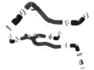 aFe Power - aFe Power BladeRunner 3 IN Aluminum Hot and Cold Charge Pipe Kit Black Kia Stinger 18-23 V6-3.3L (tt) - 46-20504-B - Image 2