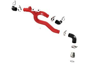 aFe Power - aFe Power BladeRunner 3 IN Aluminum Hot Charge Pipe Red Kia Stinger 18-23 V6-3.3L (tt) - 46-20508-R - Image 2