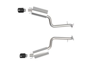 aFe Power - aFe Power Takeda 2-1/2 IN 304 Stainless Steel Axle-Back Exhaust System w/ Black Tip Lexus IS350 14-23 V6-3.5L - 49-36060-B - Image 3