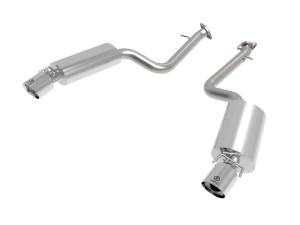 aFe Power Takeda 2-1/2 IN 304 Stainless Steel Axle-Back Exhaust System w/ Polished Tip Lexus IS350 14-23 V6-3.5L - 49-36060-P