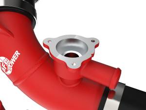 aFe Power - aFe Power BladeRunner 2-1/2 IN Aluminum Hot Charge Pipe Red Toyota Land Cruiser (J300) 22-23 V6-3.4L (tt) - 46-20558-R - Image 4