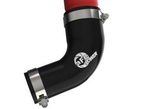 aFe Power - aFe Power BladeRunner 2-1/2 IN Aluminum Hot Charge Pipe Red Toyota Land Cruiser (J300) 22-23 V6-3.4L (tt) - 46-20558-R - Image 5