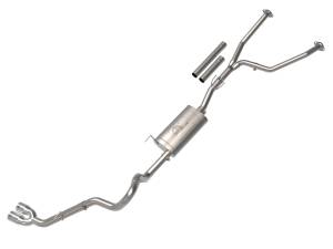 aFe Power - aFe Power Vulcan Series 2-1/2 IN to 3 IN Stainless Steel Cat-Back Exhaust System Polished Toyota Tundra 22-23 V6-3.4L (tt) - 49-36061-P - Image 1