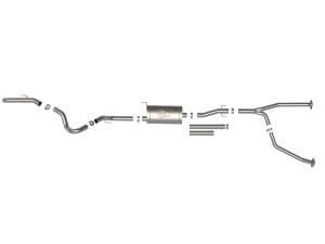 aFe Power - aFe Power Apollo GT Series 2-1/2 IN to 3 IN 409 SS Cat-Back Hi-Tuck Exhaust System Toyota Tundra 22-23 V6-3.4L (tt) - 49-46062 - Image 2