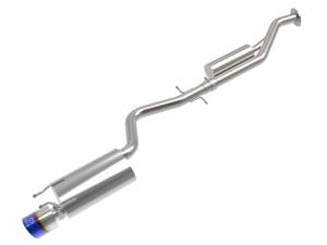 aFe Power Takeda 2-1/2 IN 304 Stainless Steel Cat-Back Exhaust System w/ Blue Tip Lexus IS300 01-05 L6-3.0L - 49-36058-L