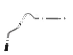 aFe Power - aFe Power Large Bore-HD 4 IN 409 Stainless Steel DPF-Back Exhaust System w/ Black Tip Ford F-150 2021 V6-3.0L (td) - 49-43143-B - Image 5