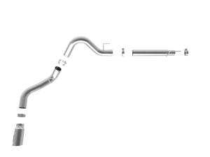 aFe Power - aFe Power Large Bore-HD 4 IN 409 Stainless Steel DPF-Back Exhaust System w/ Polished Tip Ford F-150 2021 V6-3.0L (td) - 49-43143-P - Image 5