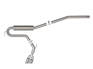 aFe Power - aFe Power Rebel Series 2-1/2 IN 304 Stainless Steel Cat-Back Exhaust w/ Polished Tip Ford Maverick 22-23 L4-2.0L (t) - 49-33144-P - Image 2