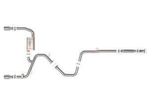 aFe Power - aFe Power Takeda 3 IN 304 Stainless Steel Cat-Back Exhaust w/ Polished Tips Hyundai Elantra N 22-23 L4-2.0L (t) - 49-37028-P - Image 2