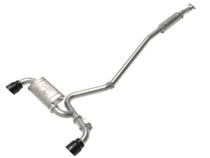 aFe Power Takeda 3 IN 304 Stainless Steel Cat-Back Exhaust w/ Black Tips Hyundai Kona N 22-23 L4-2.0L (t) - 49-37033-B