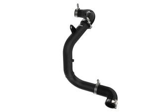 aFe Power - aFe Power BladeRunner 3 IN Aluminum Hot Charge Pipe Black Volkswagen GTI (MKVIII) 22-23 L4-2.0L (t) - 46-20608-B - Image 1